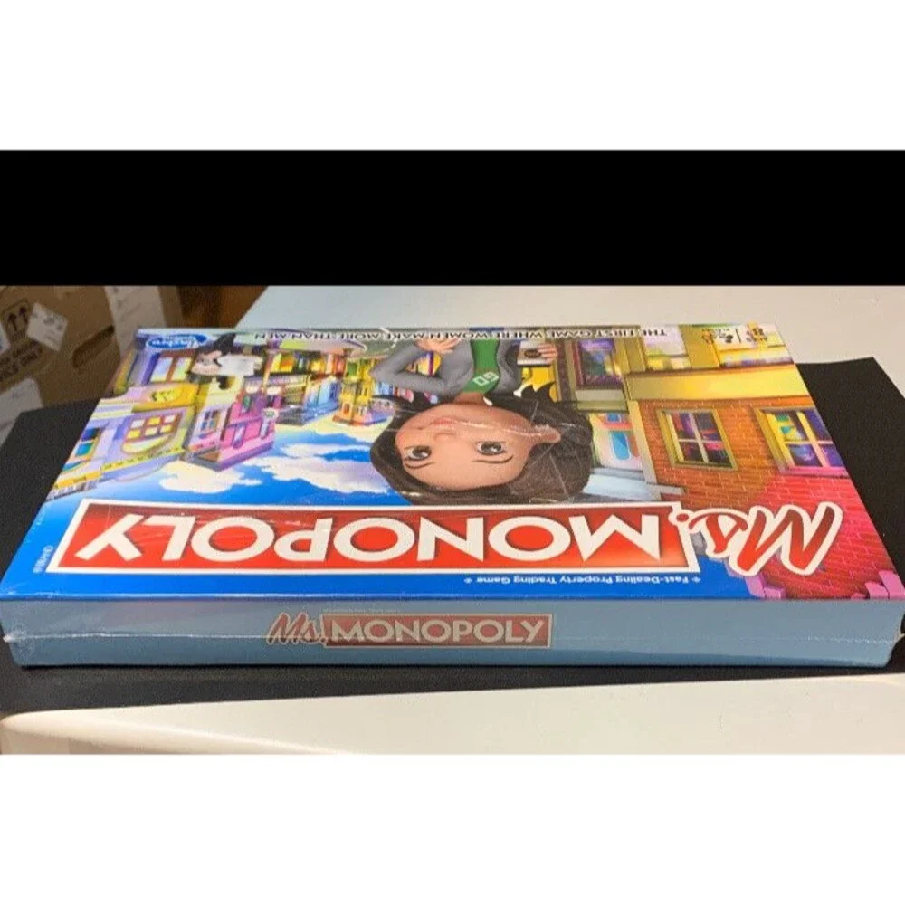 Hasbro Ms. Monopoly Board Game. Fun For The Whole Family. ￼